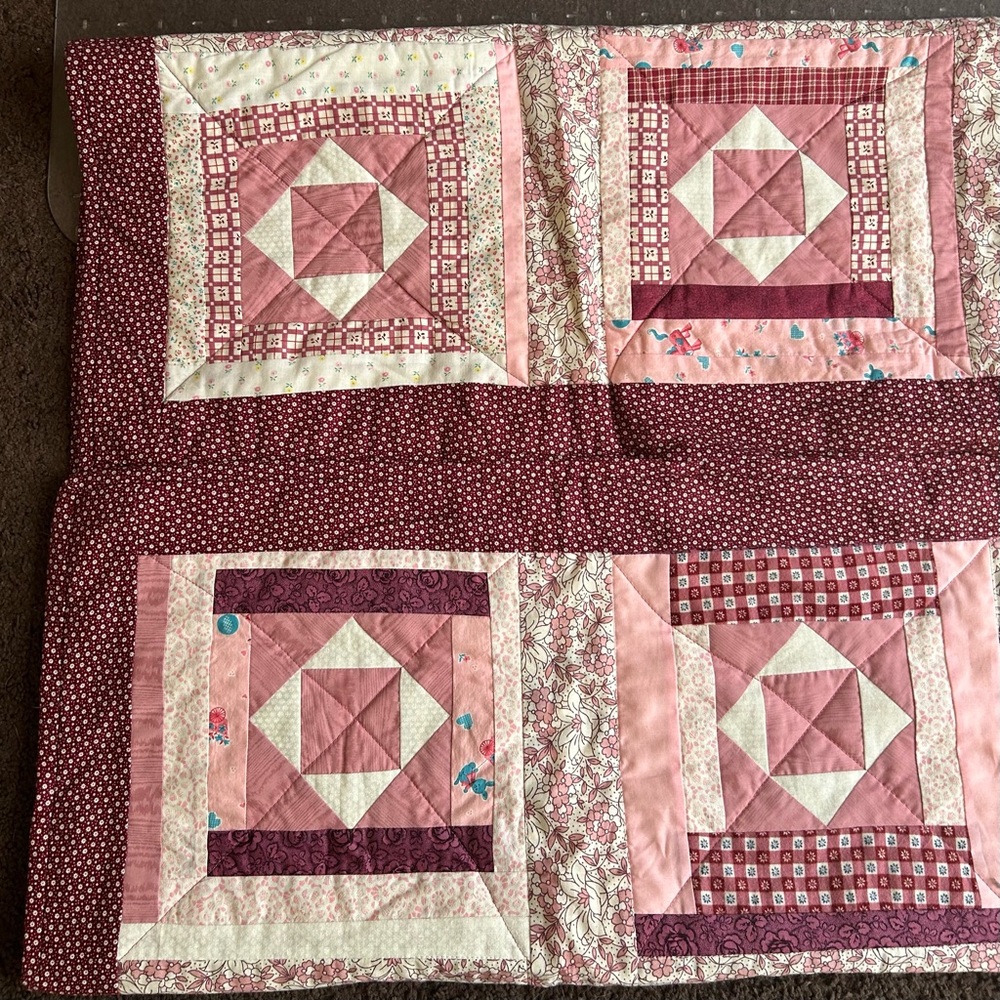Country Cottage | Patchwork Lap Quilt - Picture 2 of 15